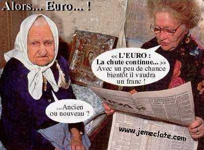 alors l'euro ......................