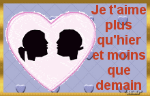 je t'aime................