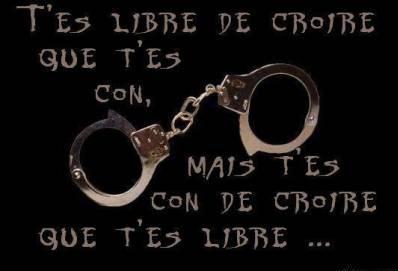 t libre de croire....................